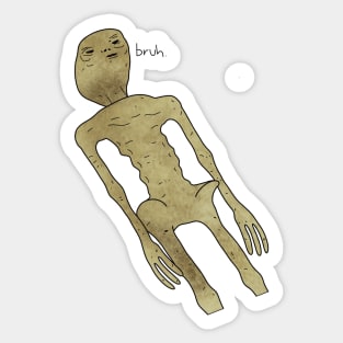 meme alien Sticker